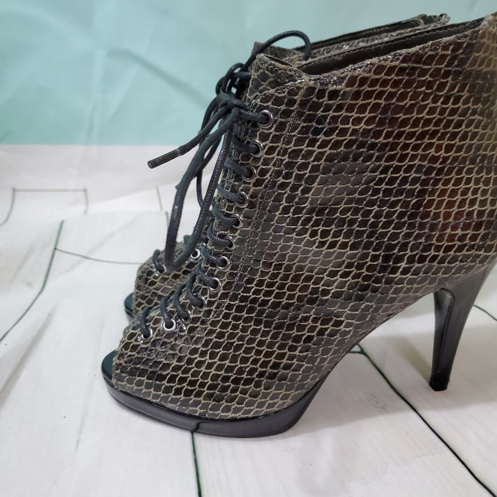 High Heel Power 'Rhea' Open Toe Booties 7 - image 3